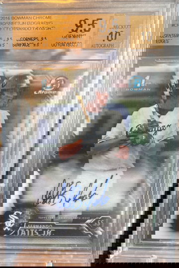 Fernando Tatis 2016 Bowman Chrome Auto BGS 9.5 True Gem