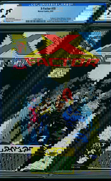 X-FACTOR #70, CGC 9.2 NM-