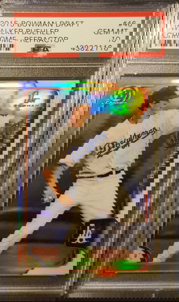 2015 Bowman Chrome Walker Buehler Refractor PSA 10