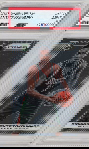 Giannis Antetokounmpo 2013 Prizm PSA 9 Rookie