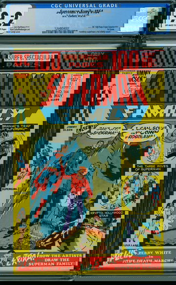 SUPERMAN FAMILY #164, CGC 9.2 NM-