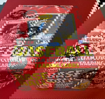 1982 Fleer Baseball Wax Box, Certified From a Sealed Case (FASC)