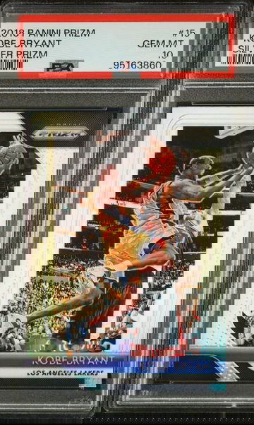 2018 Panini Prizm #15 Kobe Bryant Silver PSA 10