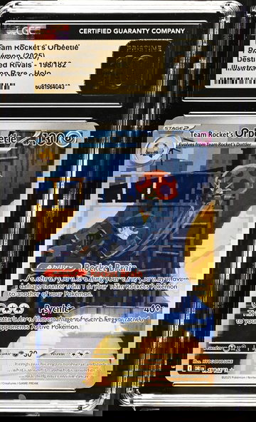 2025 Pokemon #198/182 Team Rocket's Orbeetle Destined Rivals CGC 10