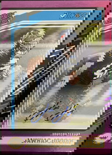 Jawhar Jordan Rated Rookie/Rookie Purple Prizm/Press Proof, Autographed & Numbered Lot