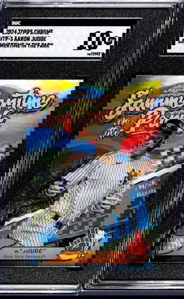 2024 Topps Chrome #SITP-3 Aaron Judge Summertime in the Park SGC 10