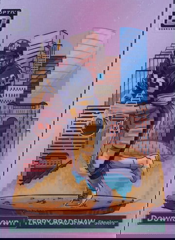 2024 Donruss Optic Downtown Terry Bradshaw #10 HALL OF FAME STEELERS CASE HIT