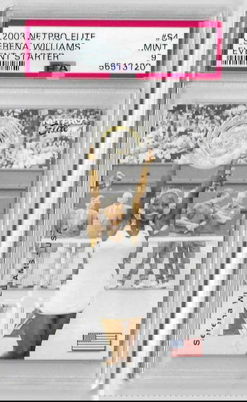 2003 Netpro Elite Serena Williams Event Starter #S4 PSA 9