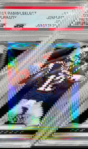 2013 Select Tom Brady Silver Prizm PSA 10 (FIRST YEAR SELECT FOOTBALL)