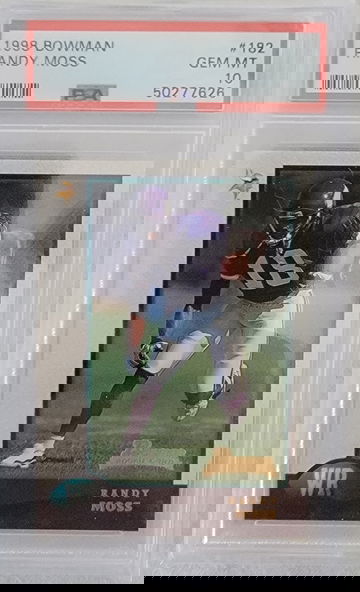 1998 Randy Moss Bowman PSA 10