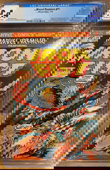 Marvel Premiere #15 CGC 9.4 1st Iron Fist