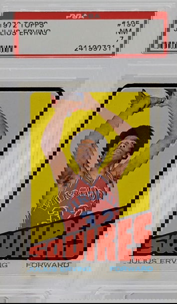 1972 Topps #195 Julius Erving RC PWCC Top 15%