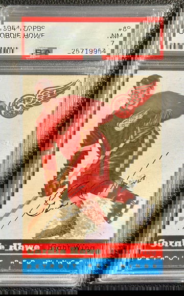 1954 Topps Gordie Howe - PSA 7