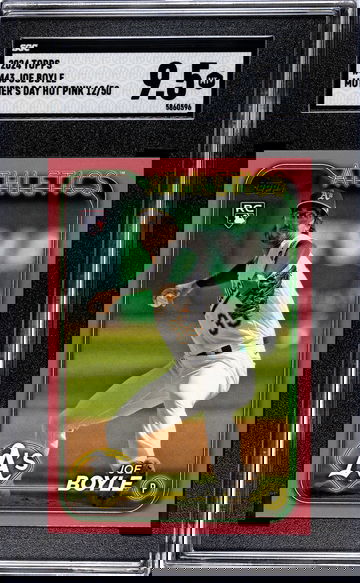 2024 Joe Boyle topps Mother's Day Pink 12/50 SGC 9.5