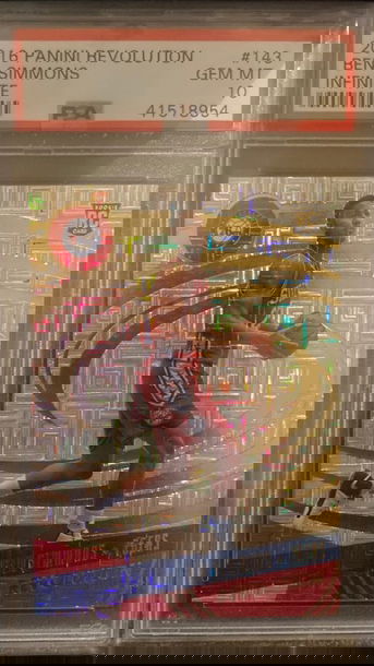 2016-17 Ben Simmons Rookie RC Infinite rare parallel Panini Revolution #143 PSA 10