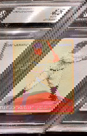1933 Goudey #160 Lou Gehrig BGS 4.5