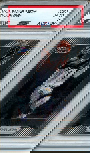 2012 Panini Prizm Kyrie Irving #201 PSA Mint 9