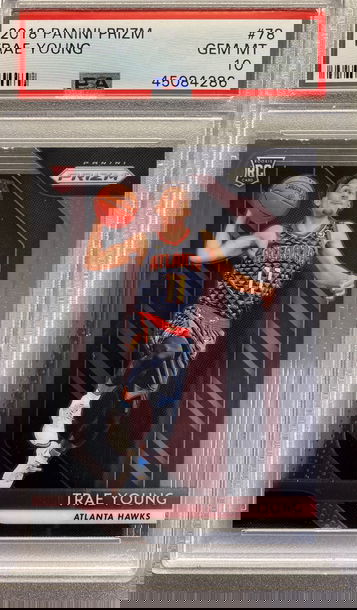 TRAE YOUNG 2018 PANINI PRIZM ROOKIE PSA 10 GEM MINT 