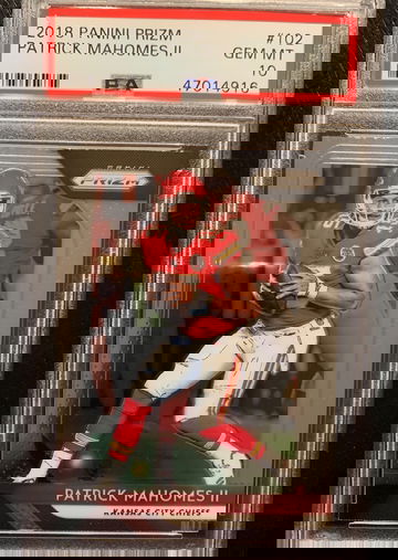 2018 Prizm Patrick Mahomes PSA 10