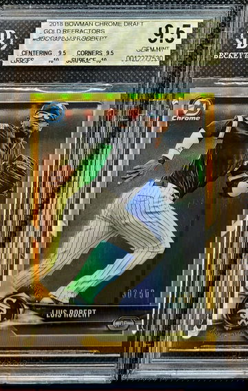 2018 Bowman Chrome Draft Gold Refractor #BDC188 /50 BGS 9.5