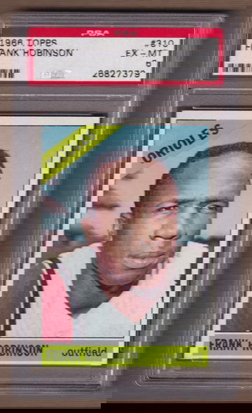 1966 Topps #310 Frank Robinson PSA 6