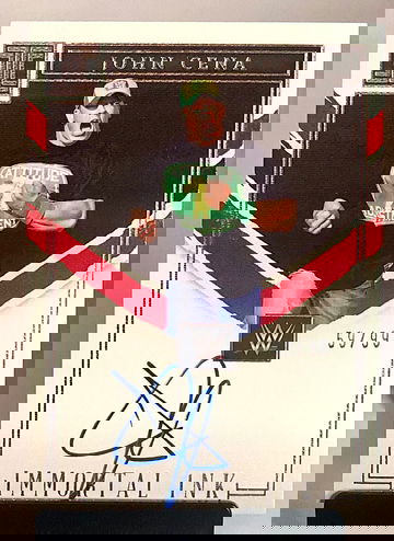 John Cena 2023 WWE Impeccable Immortal Ink ON CARD Auto /99! 