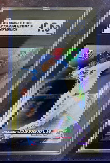 2019 Bowman Platinum #27 Vladimir Guerrero Jr Player Variation SGC 9.5