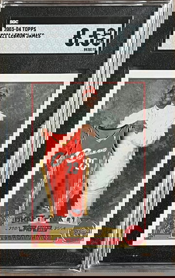 Lebron James 2003 Topps #221 SGC 8.5