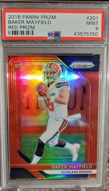 Baker Mayfield Red Retail Prizm SSP