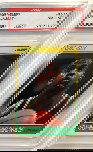 1988 Fleer Dale Ellis PSA 8