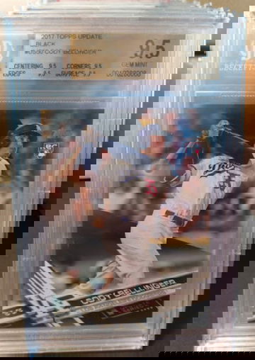 2017 Topps Update Cody Bellinger Black BGS 9.5 Quad #US50