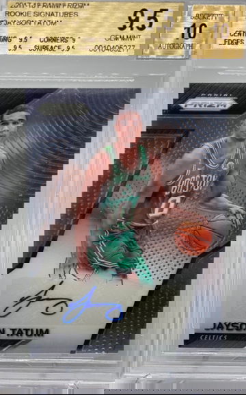 Jayson Tatum 2017 Panini Prizm Rookie Signatures 