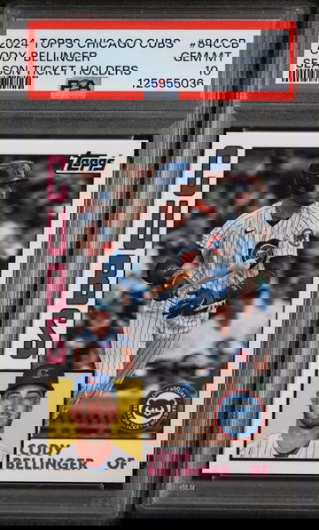 2024 Topps Chicago Cubs Season Ticket Holders Cody Bellinger #84CCB PSA 10