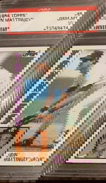 DON MATTINGLY 1984 TOPPS RC PSA 10 