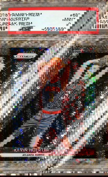 Kevin Huerter 2018 Prizm #68 Fast Break Prizm PSA 9