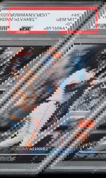 2020 Bowman's Best 45 Yordan Alvarez RC PSA 10