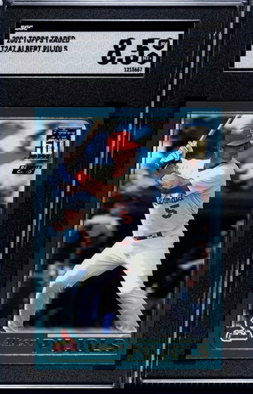 2001 Topps Traded T247 Albert Pujols SGC 8.5