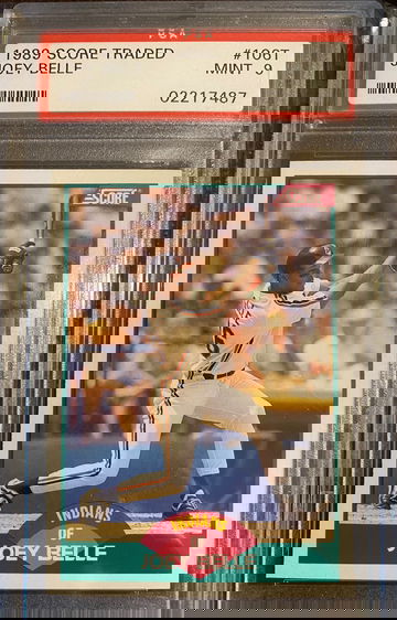 1989 Score Traded Joey “Albert” Belle #106T rookie card