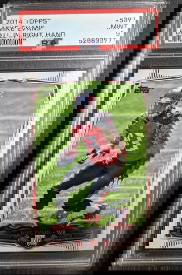 2014 Topps #387 Mike Evans RC PSA 9 Mint Rookie Card Buccaneers