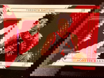 Scottie Barnes 2021-22 National Treasures Rookie Patch /25!