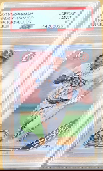Wander Franco Bowman Paper #BP100 PSA 9
