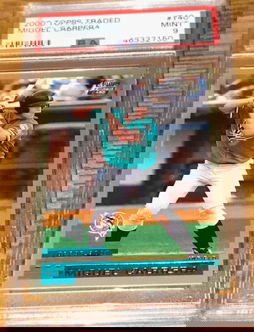 Miguel Cabrera 2000 Topps Traded PSA 9