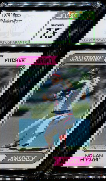 1974 Topps #20 Nolan Ryan CSG 7.5 Near Mint+