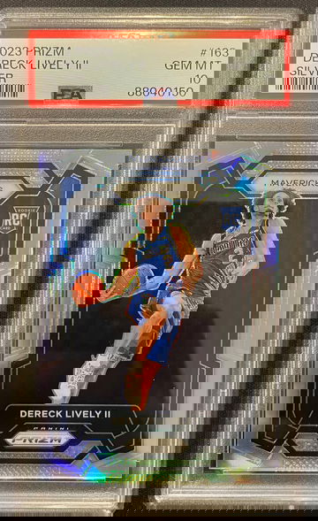 Dereck Lively Prizm Silver Rookie PSA 10 