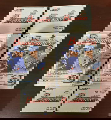 2020 bowman blaster box lot of 10 sealed