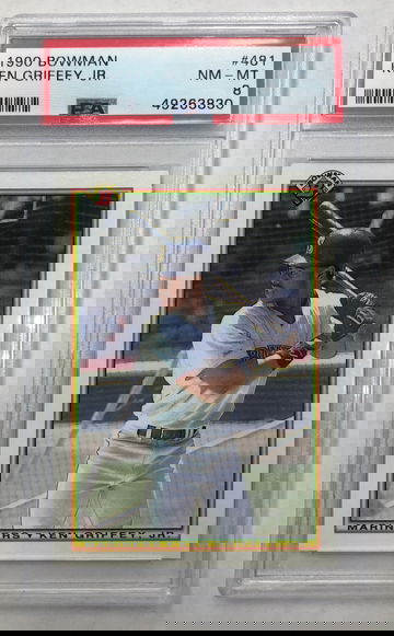 1990 Bowman Ken Griffey Jr. PSA 8