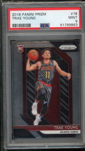 2018 Prizm Trae Young PSA 9 