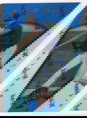 1997 PINNACLE CERTIFIED MIRROR BLUE RANDY JOHNSON # 54 HOF