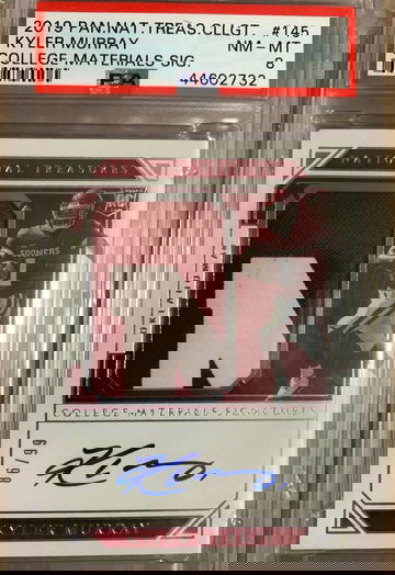 2019 NT Collegiate Kyler Murray Mat. Sig /99