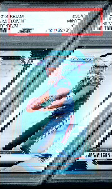 Joe Milton III 2024 Panini Prizm Silver #354 PSA 9